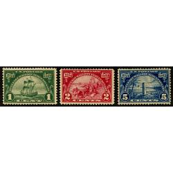 #614-16 5¢ Huguenot - Walloon Set of 3, See Description