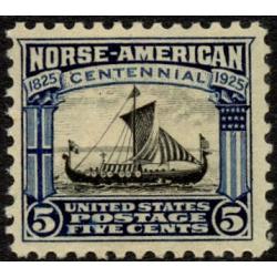 #621 5¢ Norse American Centennial, F-VF