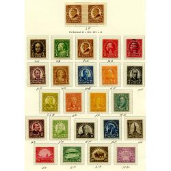 #631-634A, 635-642, 653, 692-701, 1926-34 Postage, Set of 24