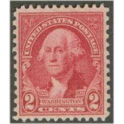 #707 2¢ Washington Portrait by Stuart, Carmine Rose