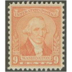 #714 9¢ Washington Portrait by Williams, Pale Red