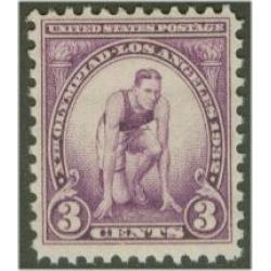 #718 3¢ Los Angeles Summer Olympics, Purple