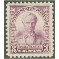 #725 3¢ Daniel Webster, Purple