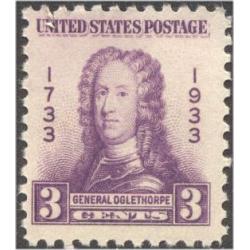 #726 3¢ Oglethorpe, Purple