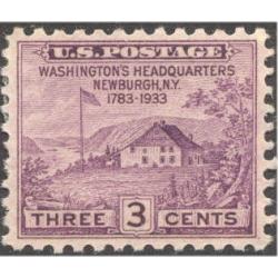 #727 3¢ Peace  Newburgh, Purple