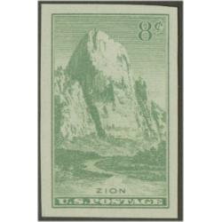 #763 Zion Park, Imperforate
