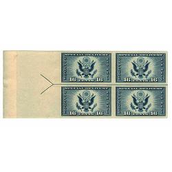 #771 Mt. Rainier, Imperforate Arrow Left Block of Four