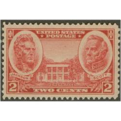 #786 2¢ Army, Jackson & Scott, Carmine