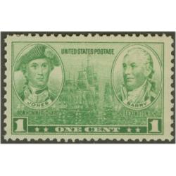 #790 1¢ Navy, Jones & Barry, Green