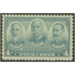 #793 4¢ Navy, Sampson, Dewey & Schley, Gray