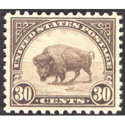 #700 30¢ American Buffalo, Brown, Extra Fine - Superb, NH
