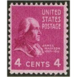 #808 4¢ James Madison