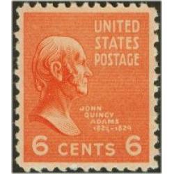 #811 6¢ John Q. Adams