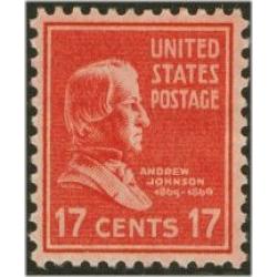 #822 17¢ Andrew Johnson