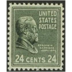 #828 24¢ Benjamin Harrison