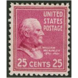 #829 25¢ William McKinley