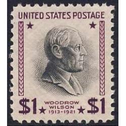 #832 $1 Woodrow Wilson, NH