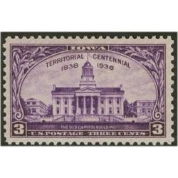 #838 Iowa Territorial Centennial - The Old Capitol Building