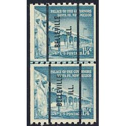 #1054A Governor Palace, Coil Line Pair Precancel