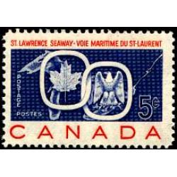 #1131 Canada #387 Joint Issue St. Lawrence Seaway