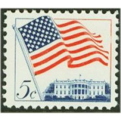 #1208a Flag-White House, Tagged