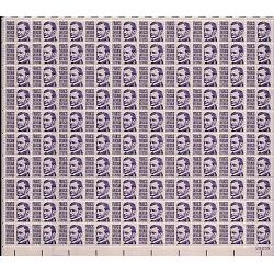 #1281 Francis Parkman,  Sheet of 100 Stamps