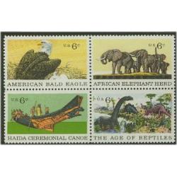 #1387-90  Natural History - Conservation, Four Singles