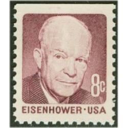 #1395v Eisenhower, Booklet Single Dull Gum
