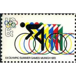 #1460v Olympic Bicycling, Broken Red Ring Error