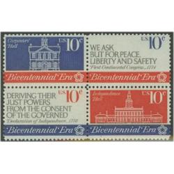 #1546a First Continental Congress (Bicentennial), Block of Four