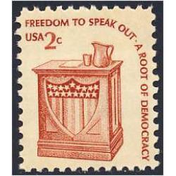 #1582 Freedom of Speech, Cream Paper, Shiny Gum