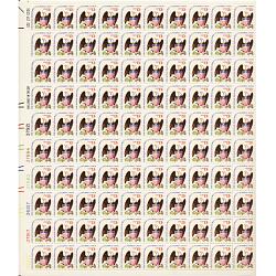 #1596 Eagle and Shield,  Sheet of 100 Stamps