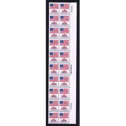 #1622C Flag, Plate Block of 20