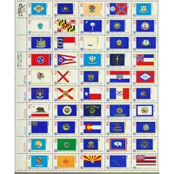 #1682a Bicentennial Era State Flags Sheet (#1633-1682)