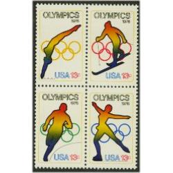 #1695-98, 13¢ Olympics, Four Singles