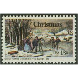 #1703 Christmas, Winter Pastime, Gravure-Intaglio Press