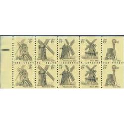 #1742a Windmills, Booklet Pane of Ten