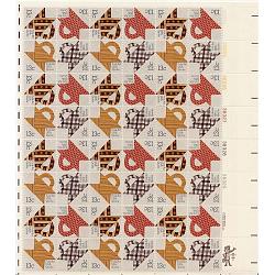 #1745-48 Quilts, Sheet of 48 Stamps