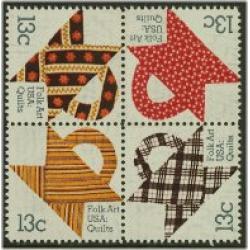 #1745-48 Quilts, Four Singles