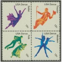 #1752a Dance, Block of Four