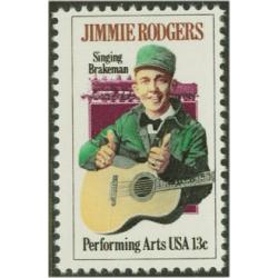 #1755 Jimmie Rodgers, Country Singer "The Singing Brakeman"