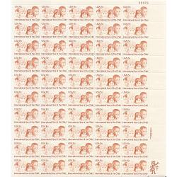 #1772 International Year of the Child, Sheet of 50 Stamps