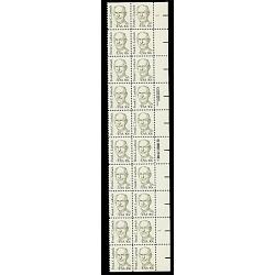 #1864 Frank Laubach, Plate Block of 20