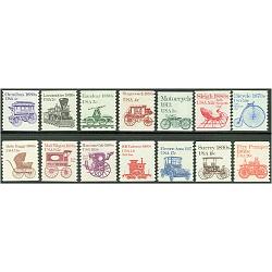 #1897-1908 Set of 14 Transportation Coils (1981 to 1991)