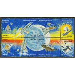 #1919a Space Achievement, Block of 8