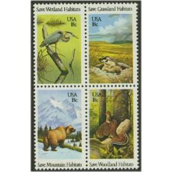 #1921-24 Wildlife Habitats, Four Singles