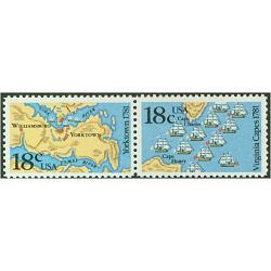 #1938a Yorktown-Capes, Pair