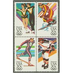 #2070a Winter Olympics, Block of Four