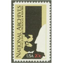 #2081 National Archives, Abraham Lincoln & George Washington