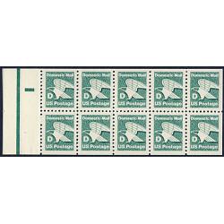 #2113a "D" & Eagle, Booklet Pane of Ten